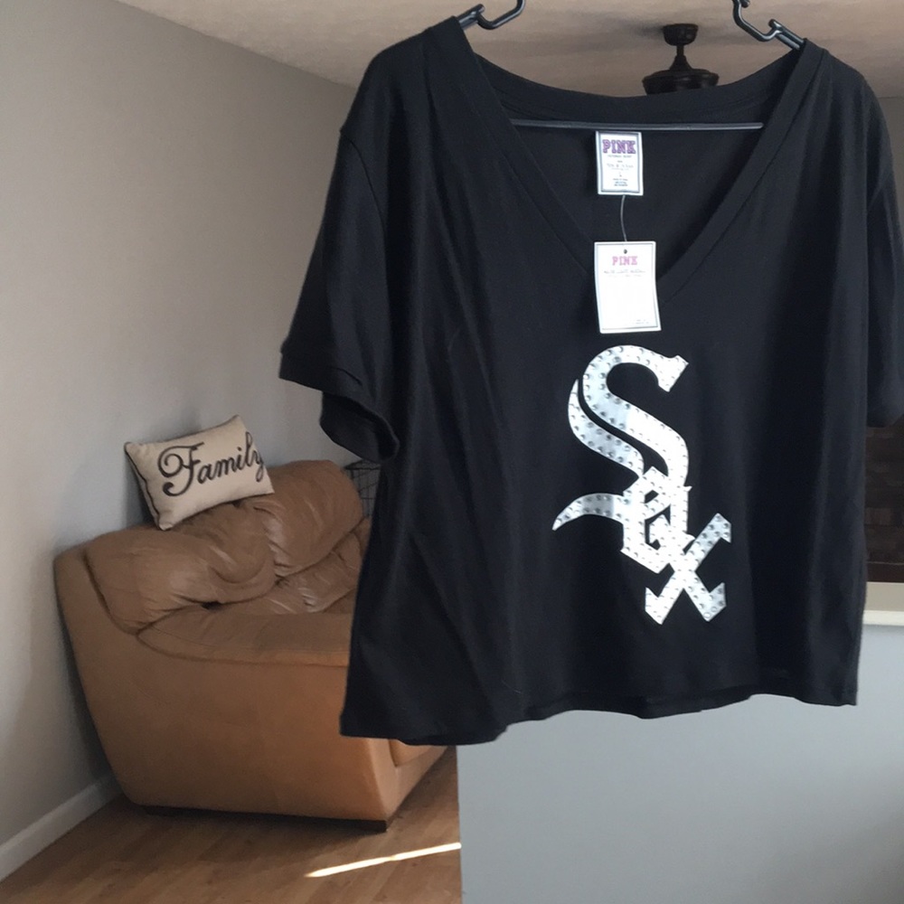 VS Pink Chicago White Sox Crop Top